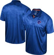 COLOSSEUM Men's Colosseum Royal Boise State Broncos Honeycomb Raglan Polo