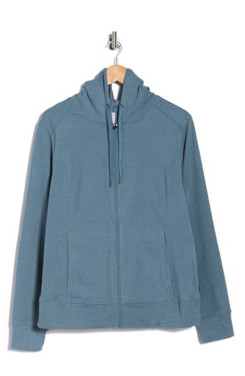 Balance Collection Riley Full Zip Hoodie In Green