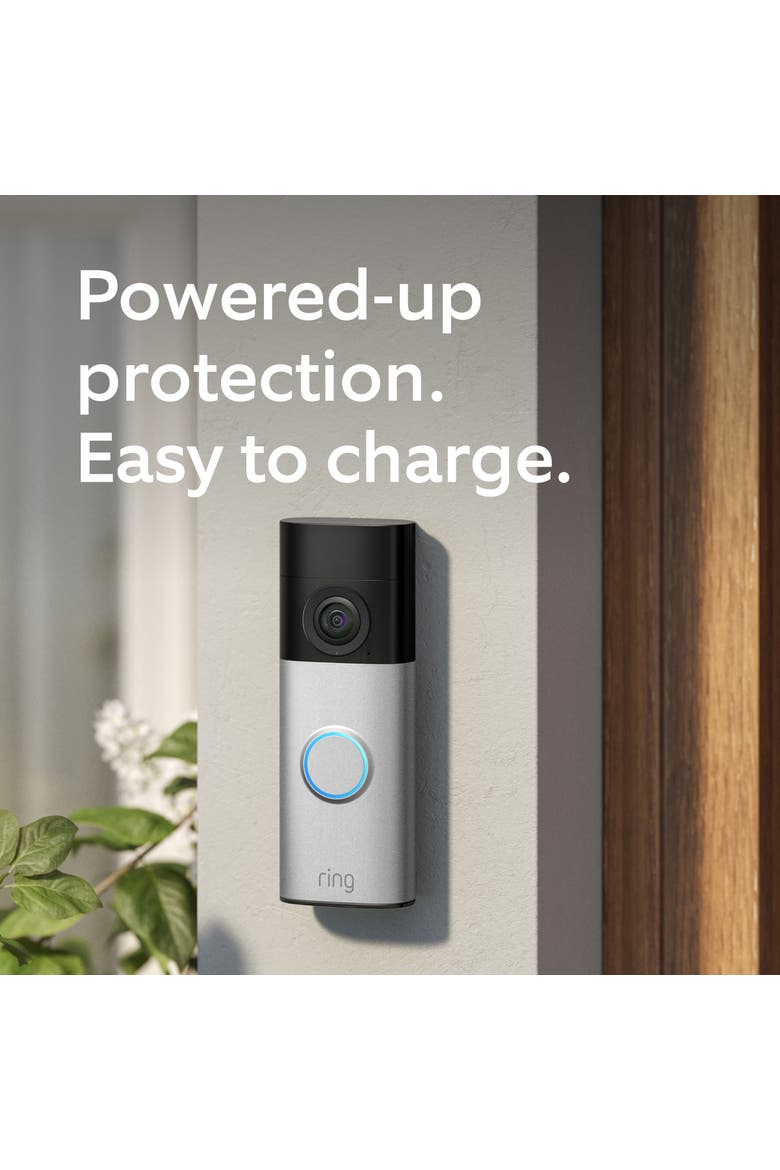 Battery Doorbell Plus 2nd Gen, Alternate, color, Nickel Silver