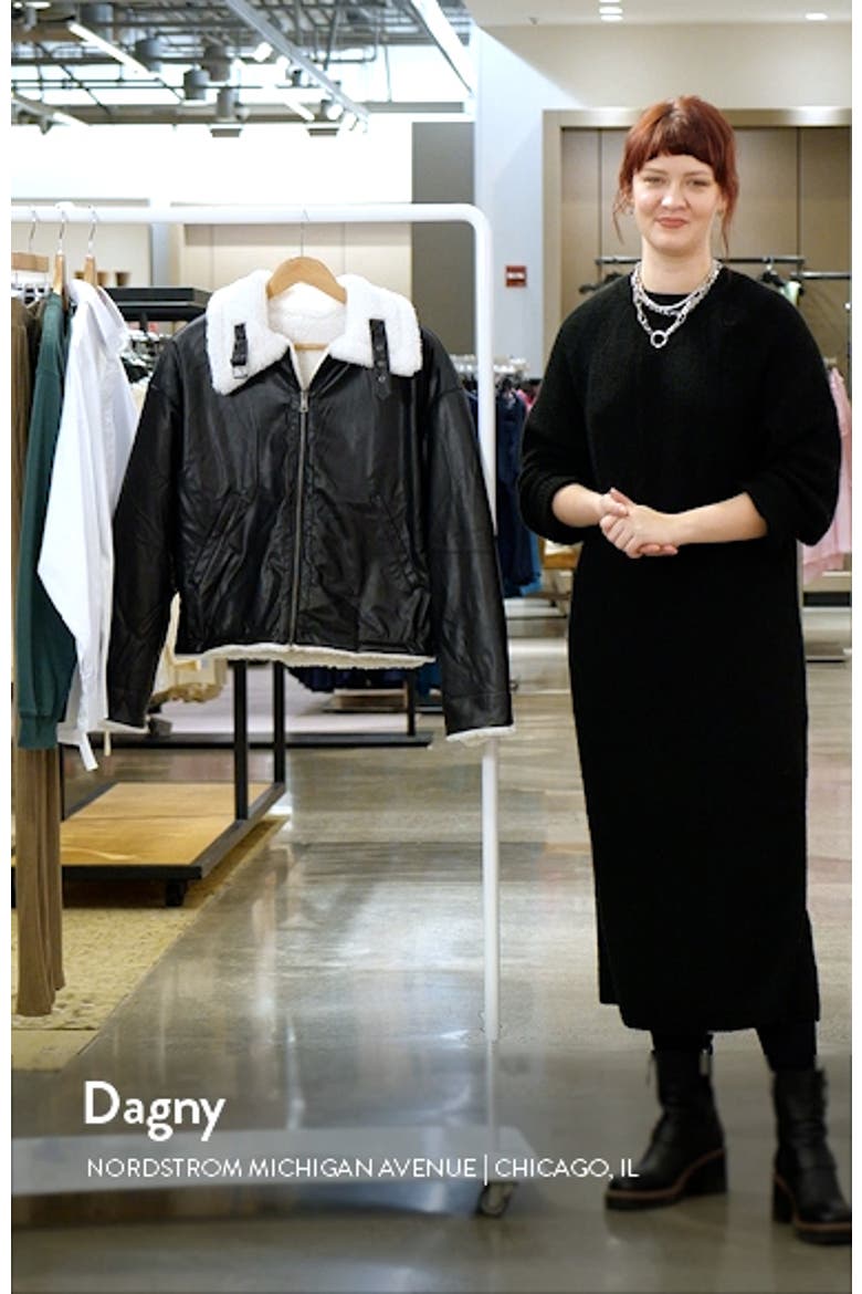 Reversible Faux Shearling Jacket video