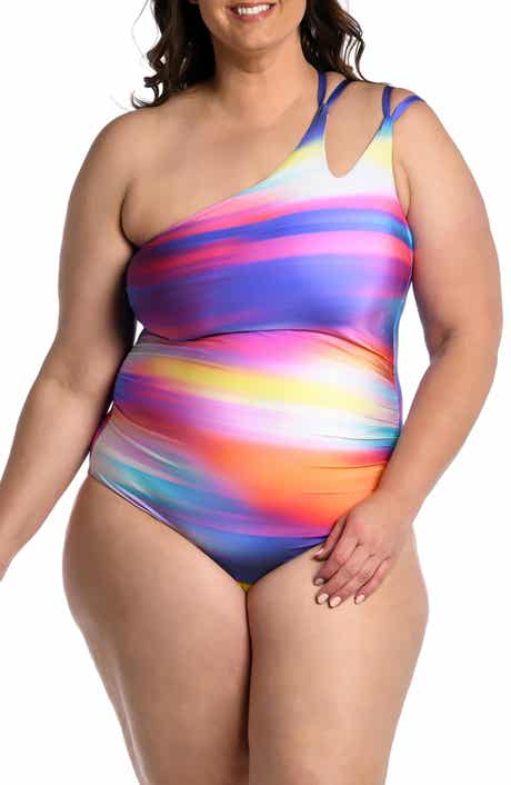 La Blanca Sunset One-Shoulder One-Piece Swimsuit