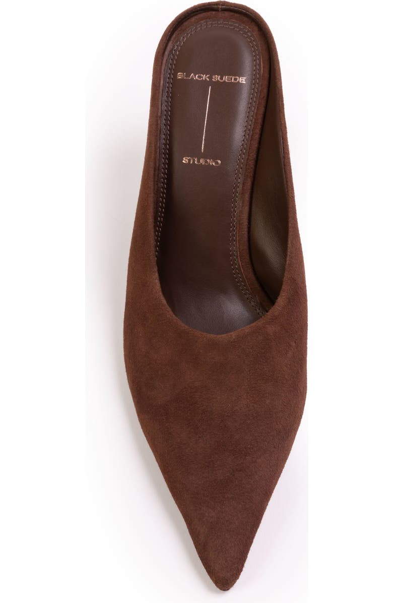 BLACK SUEDE STUDIO Aysha 70 Suede Wedge, Alternate, color, Brownie Suede