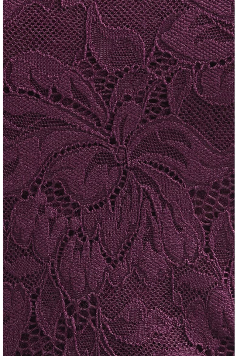 Off the Shoulder Stretch Lace Maxi Dress, Alternate, color, MAGENTA PURPLE