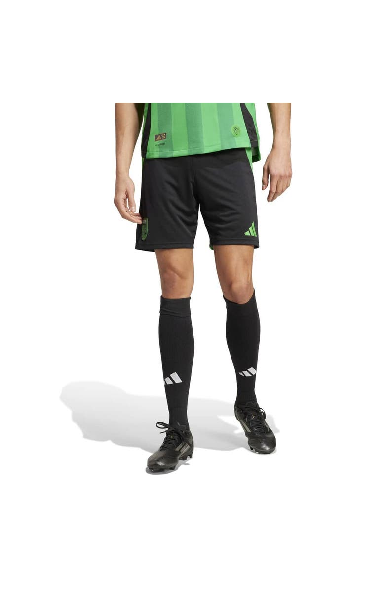 adidas Men's adidas  Black Austin FC Home 2025 The Heartbeat Kit Authentic Shorts, Alternate, color, Black