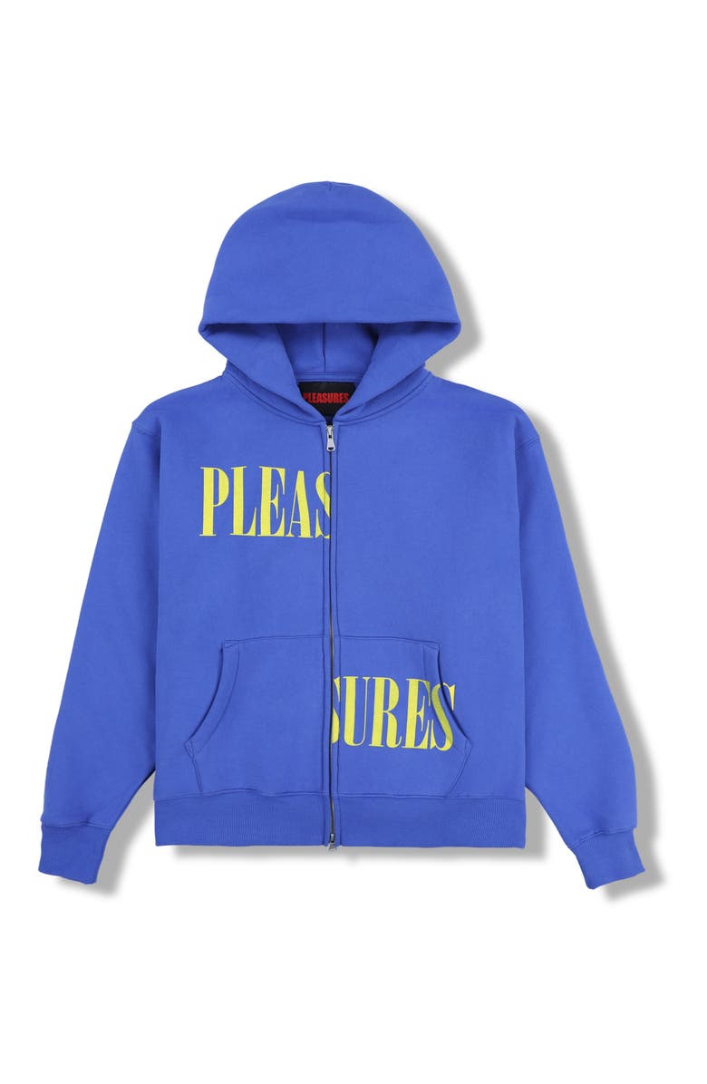 PLEASURES Split Graphic Zip Hoodie, Alternate, color, 
