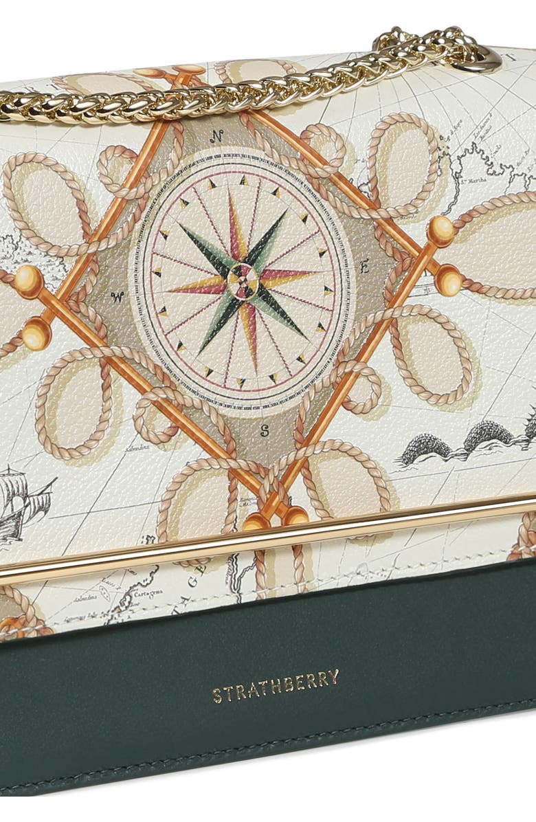 Strathberry East/West Leather Crossbody Bag, Alternate, color,