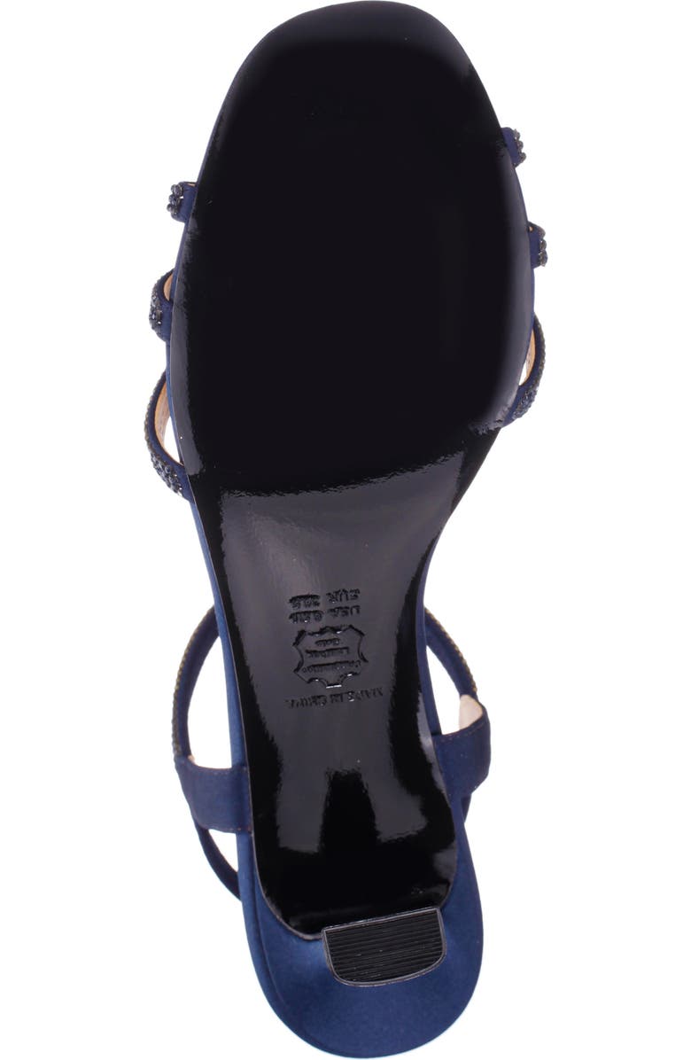 Nina Benarda Ankle Strap Sandal, Alternate, color, New Navy