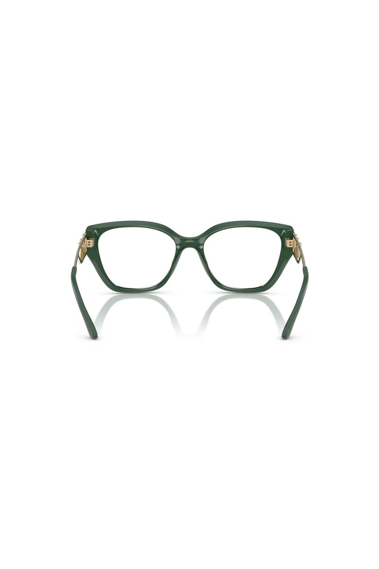 54mm Square optical glasses, Alternate, color, Green