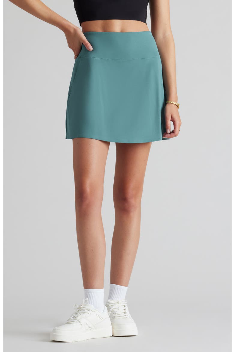 Course to Court 16-Inch Sport Skort, Main, color, GREEN SEA