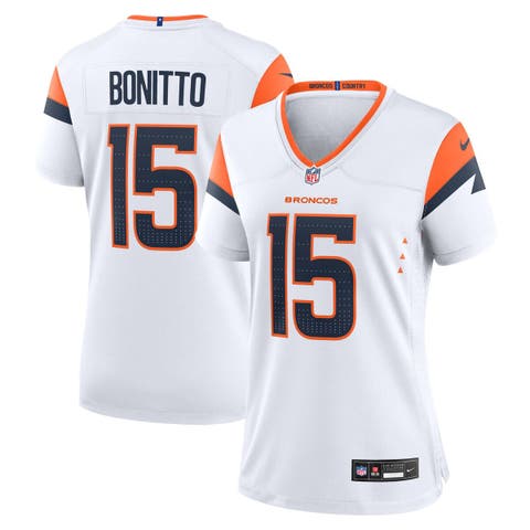 Women's Nike Nik Bonitto White Denver Broncos Game Jersey
