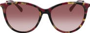 Longchamp 55mm Gradient Tea Cup Sunglasses