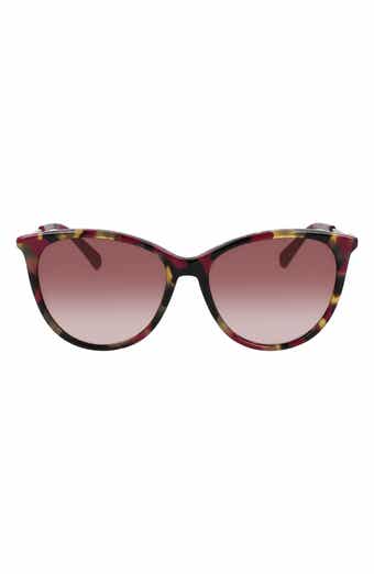 55mm Gradient Tea Cup Sunglasses