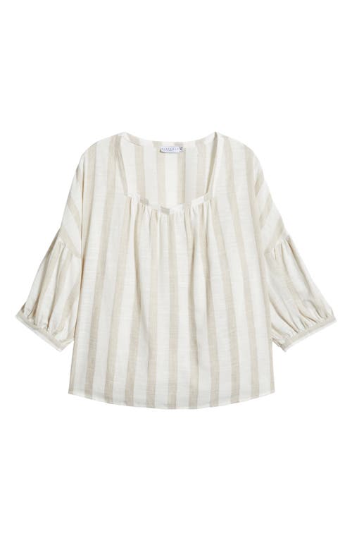 HARSHMAN HARSHMAN MINKA STRIPE LINEN TOP