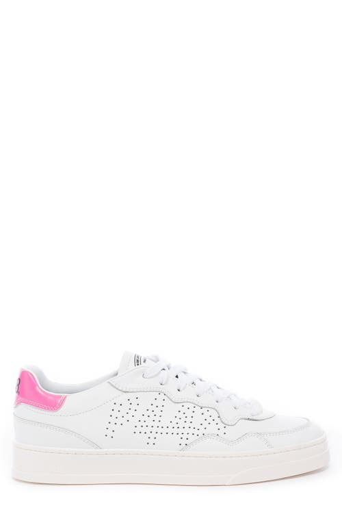 P448 Corbali Sneaker In White/fuchsia