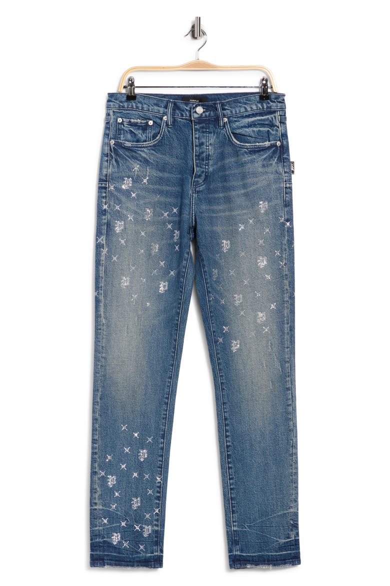 Mono Bling Skinny Jeans, Alternate, color, MONO BLING VINTAGE