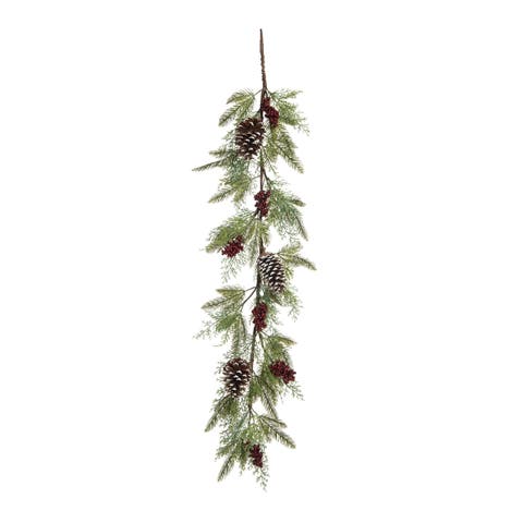 Artificial Green Christmas Statement Classic Holiday Garland