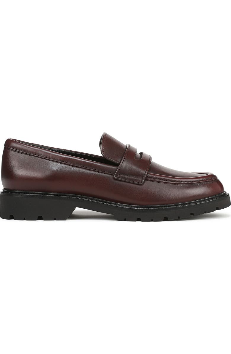 Vince Siena Lugged Penny Loafer, Alternate, color, Bloodstone