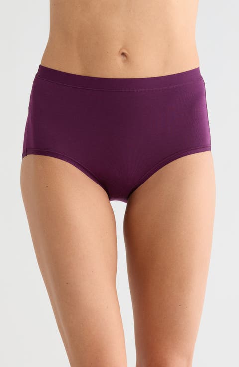 Understated Cotton Blend Briefs