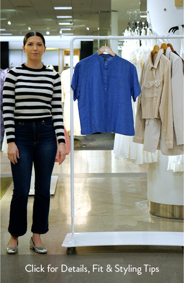 Organic Linen Button-Up Shirt, sales video thumbnail