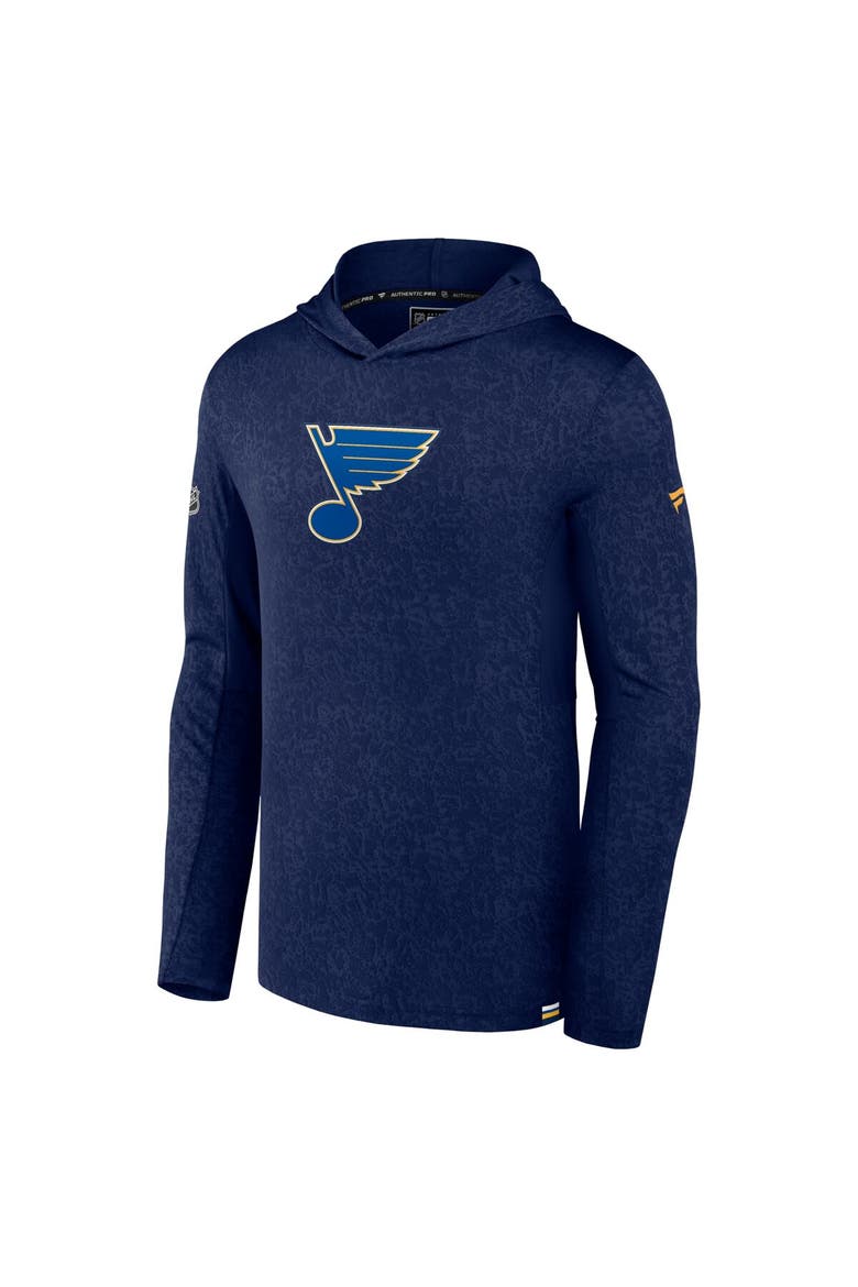 Men's Fanatics Branded  Navy St. Louis Blues Authentic Pro Lightweight Pullover Hoodie, Alternate, color, Navy