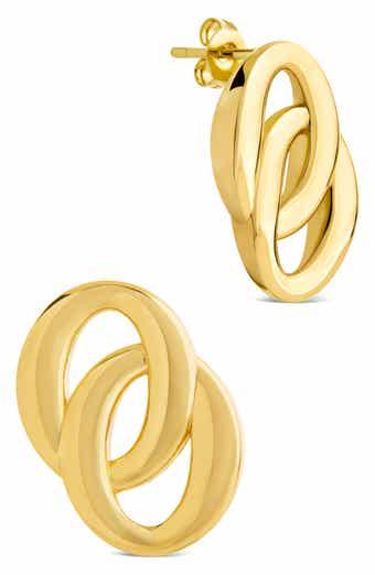 Sibylle Interlocking Ring Stud Earrings