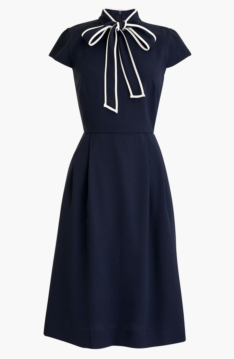 J.Crew Tie-Neck Dress, Alternate, color, 