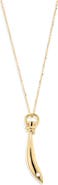 Bottega Veneta Sardine Long Pendant Necklace