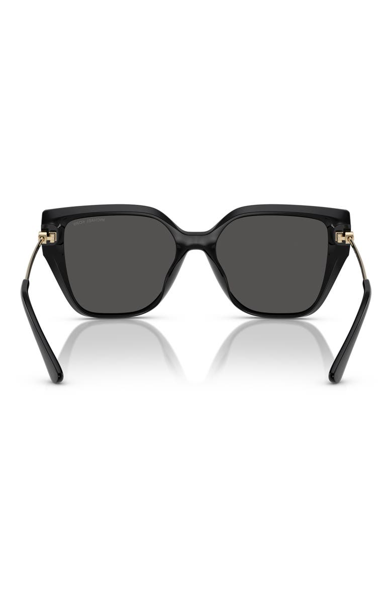 54mm Square Sunglasses, Alternate, color, BLACK