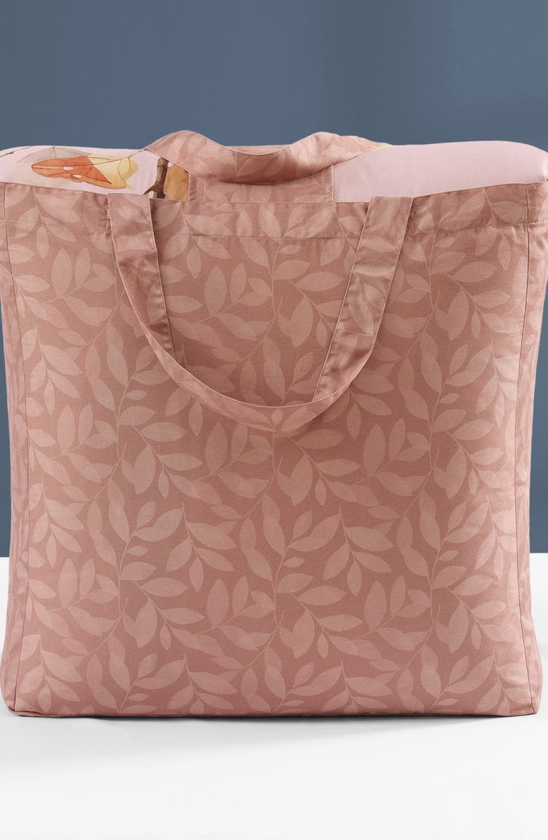 Bebejan Peachy Dogwood Reversible 5-Piece Comforter Set, Alternate, color, Pink