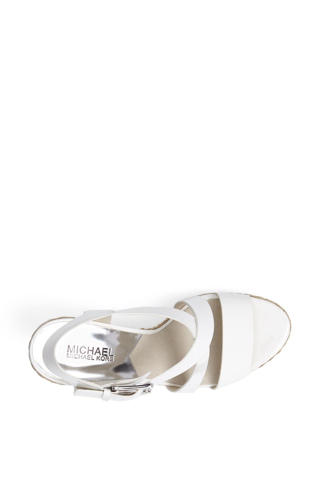 MICHAEL Michael Kors 'Giovanna' Wedge Sandal, Alternate, color, 