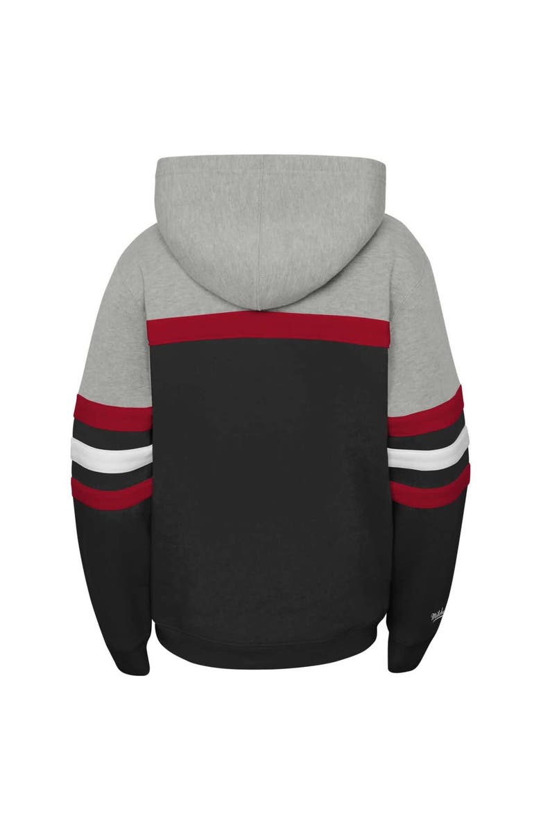 Mitchell & Ness Youth Mitchell & Ness Red Detroit Red Wings Head Coach Pullover Hoodie, Alternate, color, Black