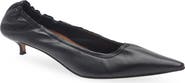 ATP ATELIER Valfurva Pointed Toe Kitten Heel Pump