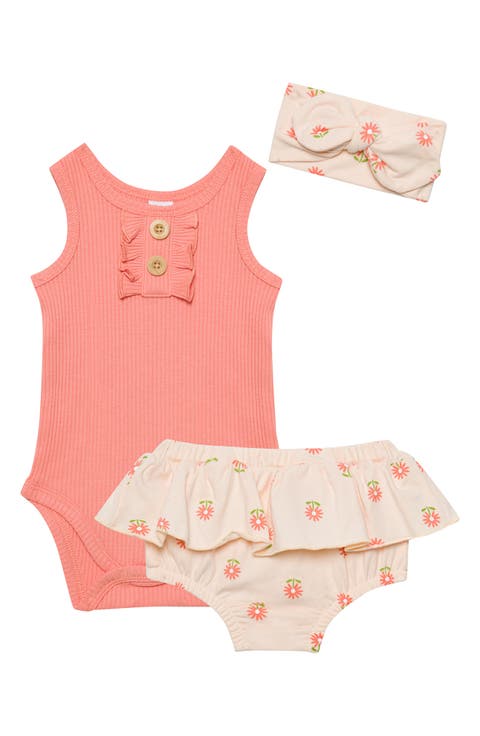 Bodysuit, Bloomers & Headband Set (Baby)