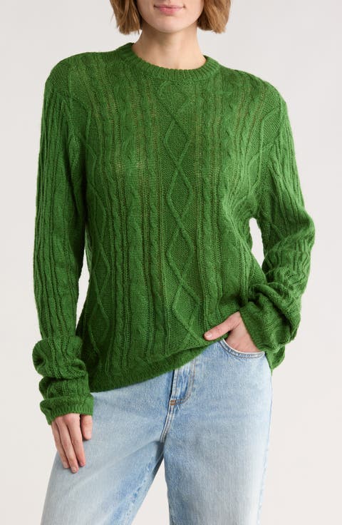 Isabella Loose Cable Knit Sweater