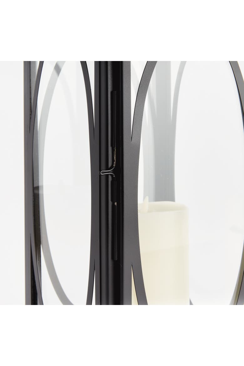 Jace Lantern Candle Holder, Alternate, color, Black