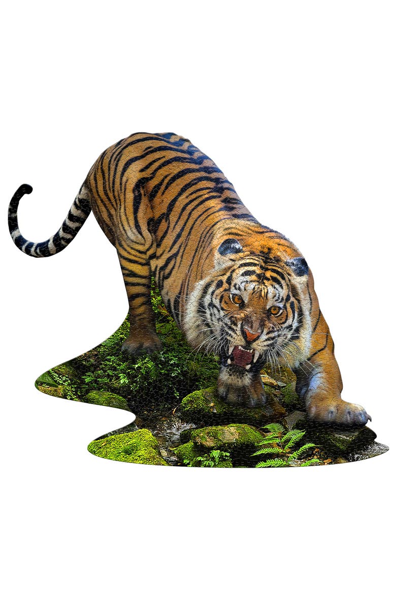 Madd Capp I Am Tiger 1000 Piece Animal Shaped Jigsaw Puzzle, Alternate, color, Multicolored