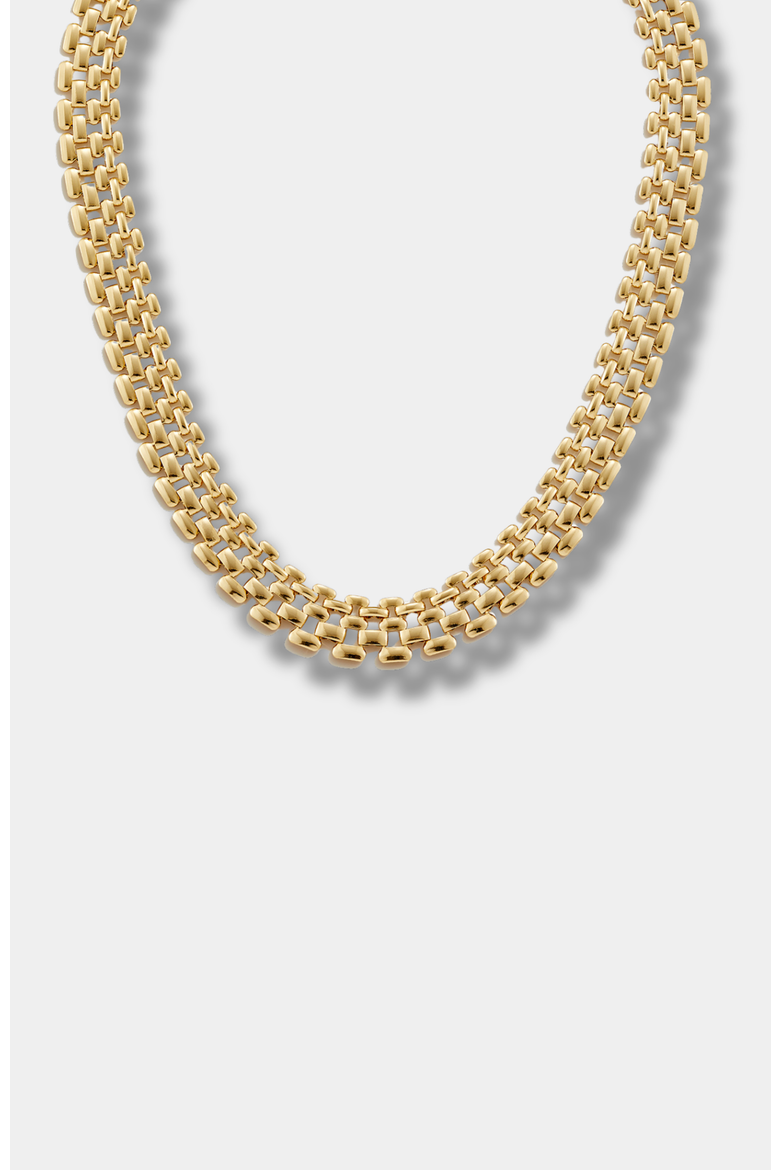 Watch Link Necklace, Alternate, color, Gold