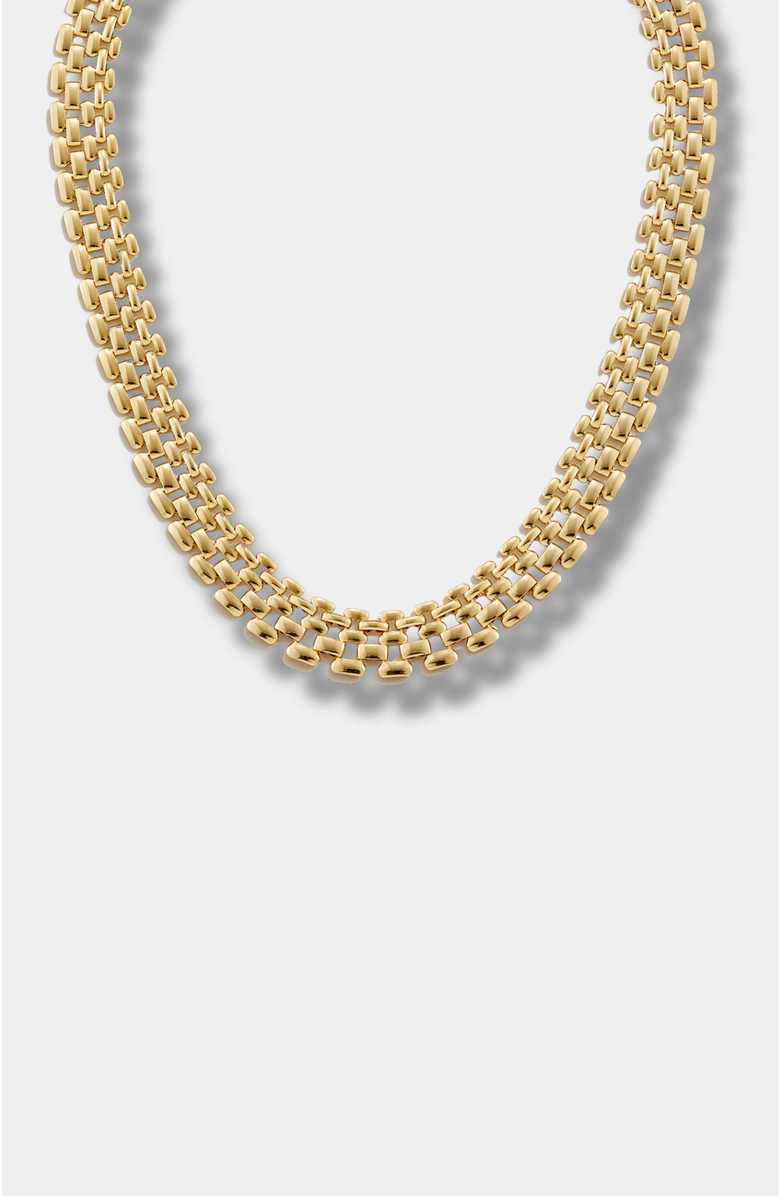Stella & Dot Watch Link Necklace, Alternate, color, Gold