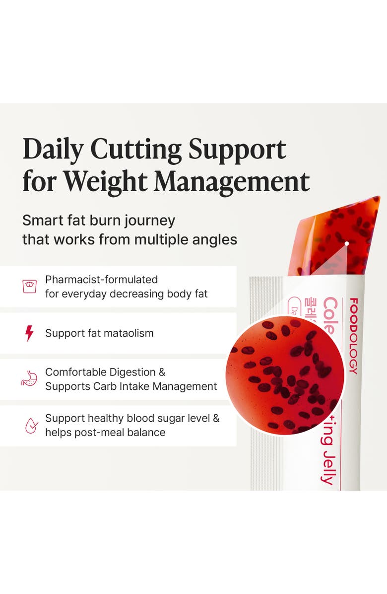 Foodology Coleology Cutting Jelly 10 sticks, Alternate, color, Red