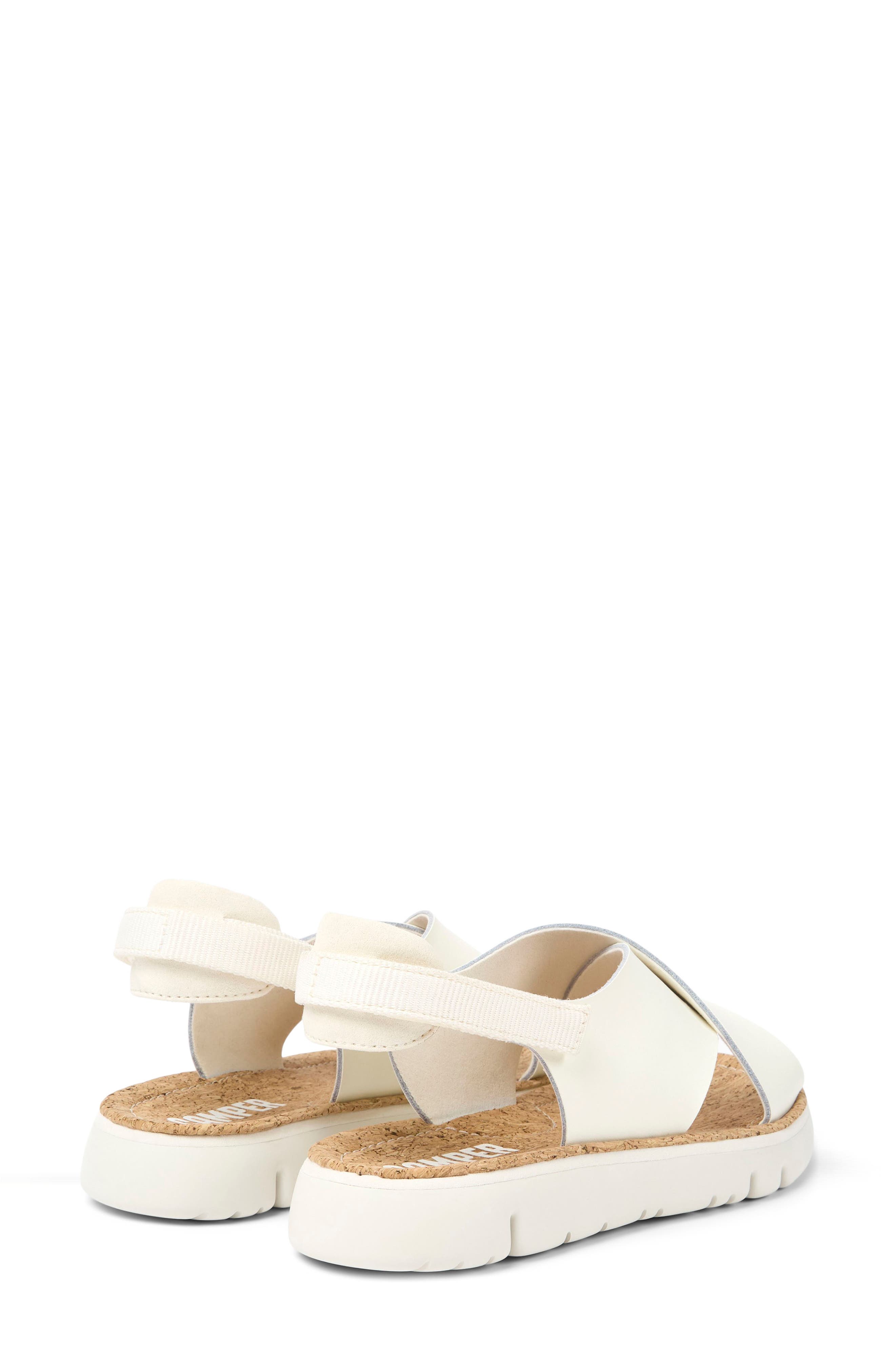 Oruga Slingback Sandal, Alternate, color, WHITE NATURAL