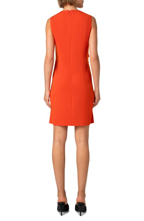 Akris Punto Sequined Mini Dress In Orange