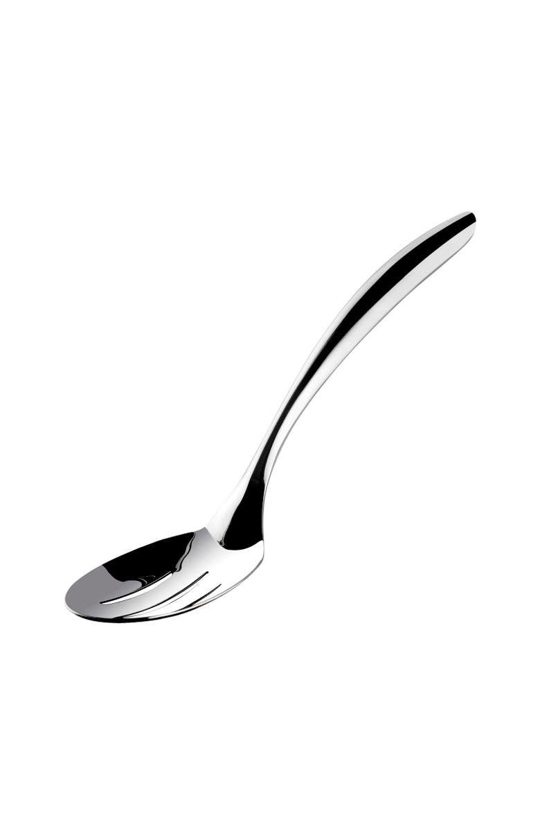 CUISIPRO Tempo Slotted Spoon, 13.5-Inch, Stainless Steel, Main, color, Silver