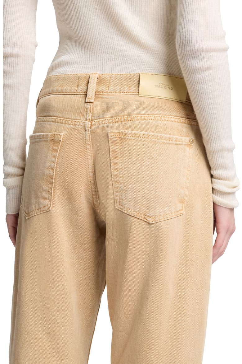 Tess Twisted Seam High Waist Straight Leg Jeans, Alternate, color, SANDUNE