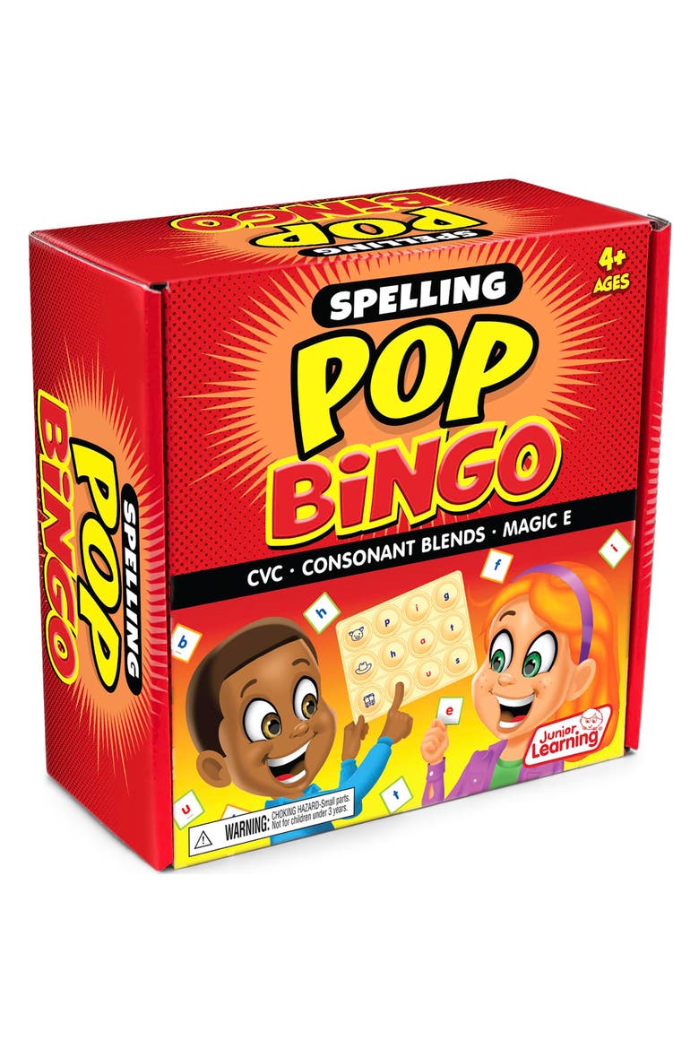 Spelling Pop Bingo, Alternate, color, Multicolored