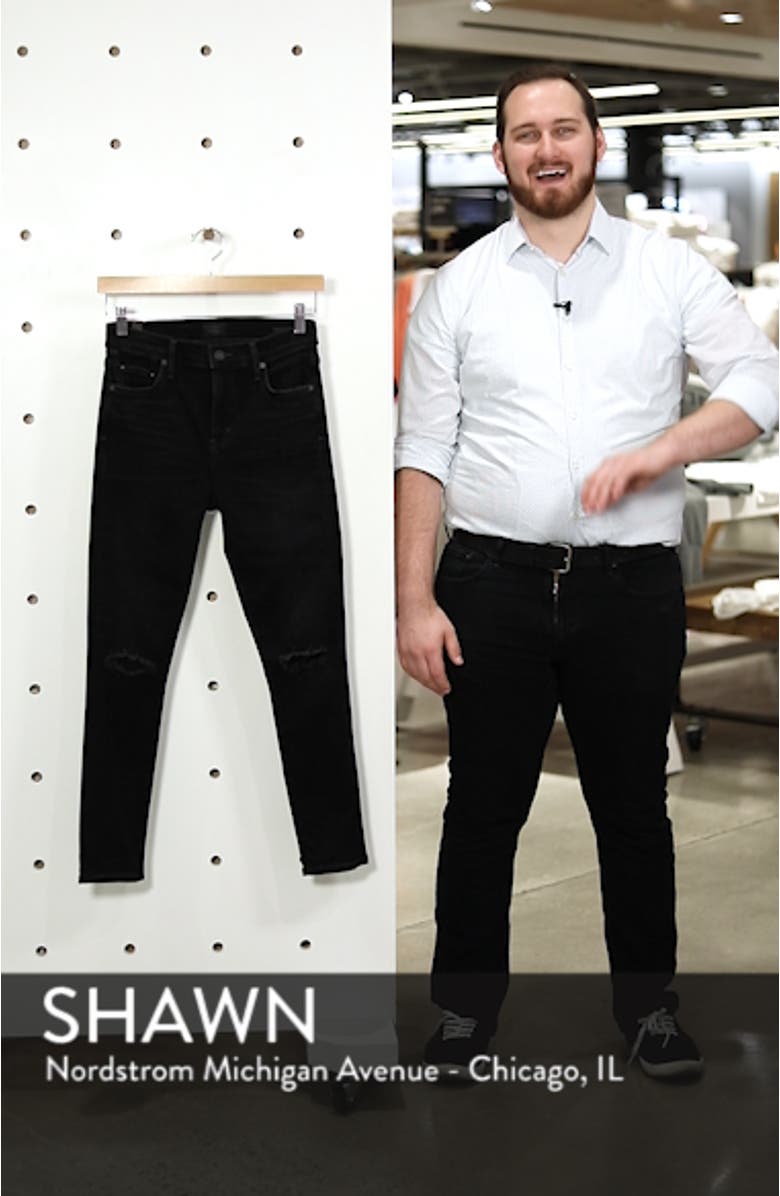 Rocket High Waist Ripped Ankle Skinny Jeans, sales video thumbnail