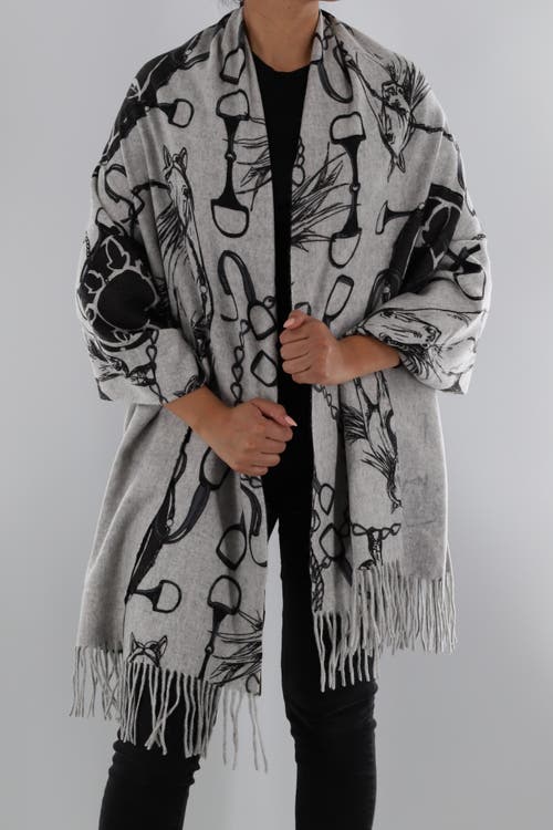 La Fiorentina Esquestrian Print Wrap