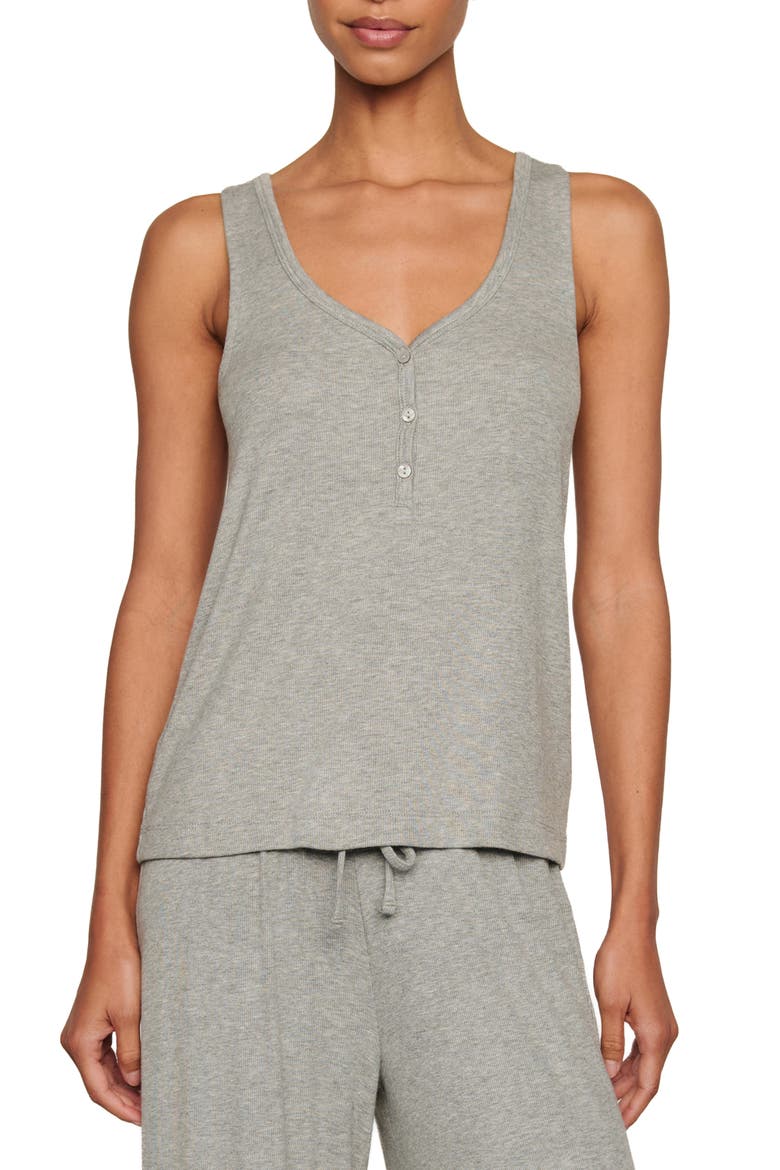Dream Rib Tank, Main, color, DARK HEATHER GREY