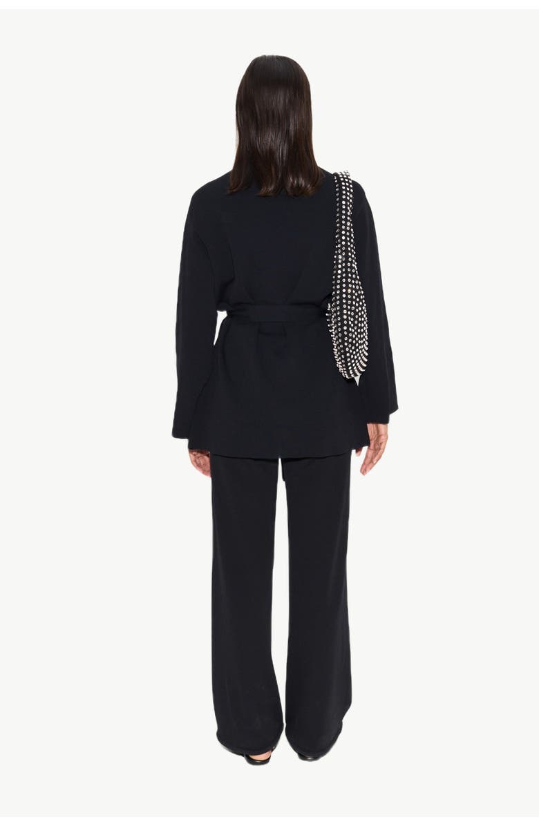 SIMONMILLER Max Belted Knit Cardigan, Alternate, color, Black