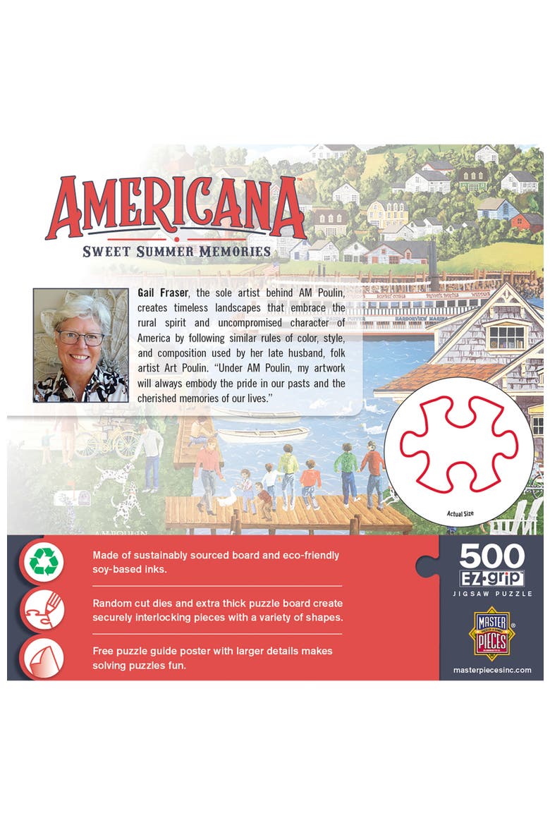 Sweet Summer Memories 500 Piece Puzzle, Alternate, color, Multicolor