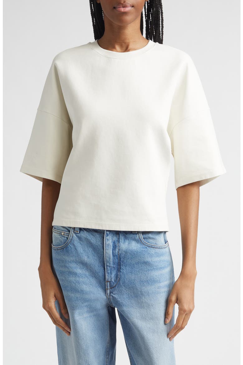 Rift Crop Jersey T-Shirt, Main, color, BONE